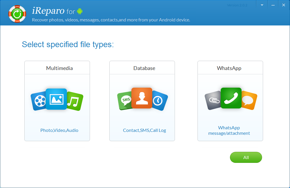 iReparo for Android screenshot iReparo for Android screenshot