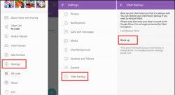 viber backup recover restore