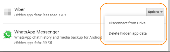 disconnect-delete-google-drive-backup