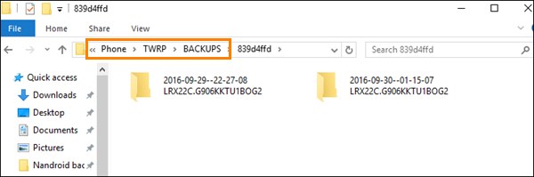 Rename, delete or restore Nandroid backup in recovery mode