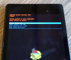 Boot into Recovery Mode on Google Nexus