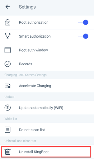 Unroot Android Phone Using Rooting Apps without PC