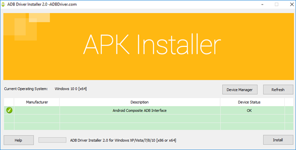 Install Universal Android ADB USB Driver for Windows