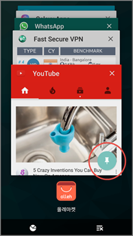 Pin or Unpin App Screen in Android Mobile Phone