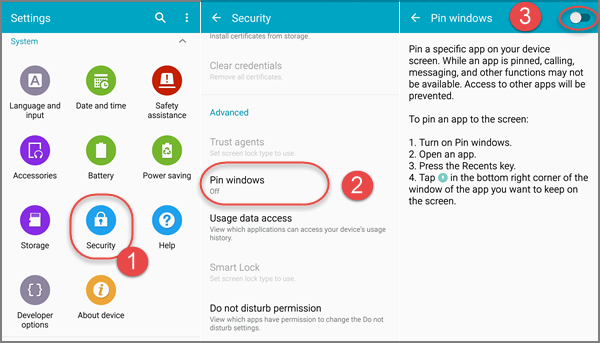 Pin or Unpin App Screen in Android Mobile Phone