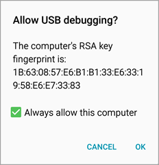 Enable USB Debugging on Your Mobile Phone